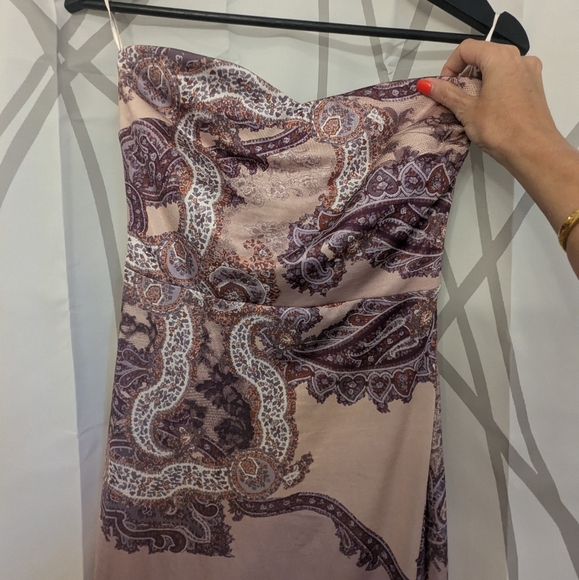 Mango Dragon Print Special Edition Column Gown XS - Picture 4 of 7